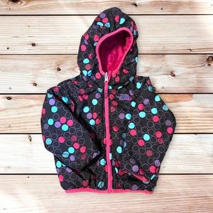 The north face kids girls reversible puffer jacket